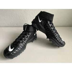 Men's Sz 17 Nike Force Savage Pro 2 Shark P Football Cleats Black BV5448-001